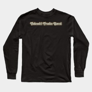 Tedeschi Trucks Band - Vintage Text Long Sleeve T-Shirt
